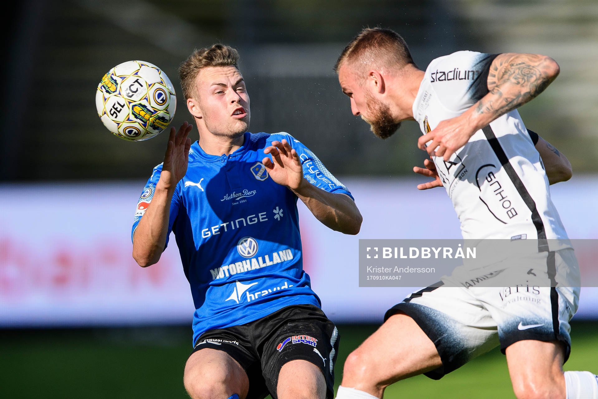 Halmstads Gabriel Gudmundsson och Häckens Alexander