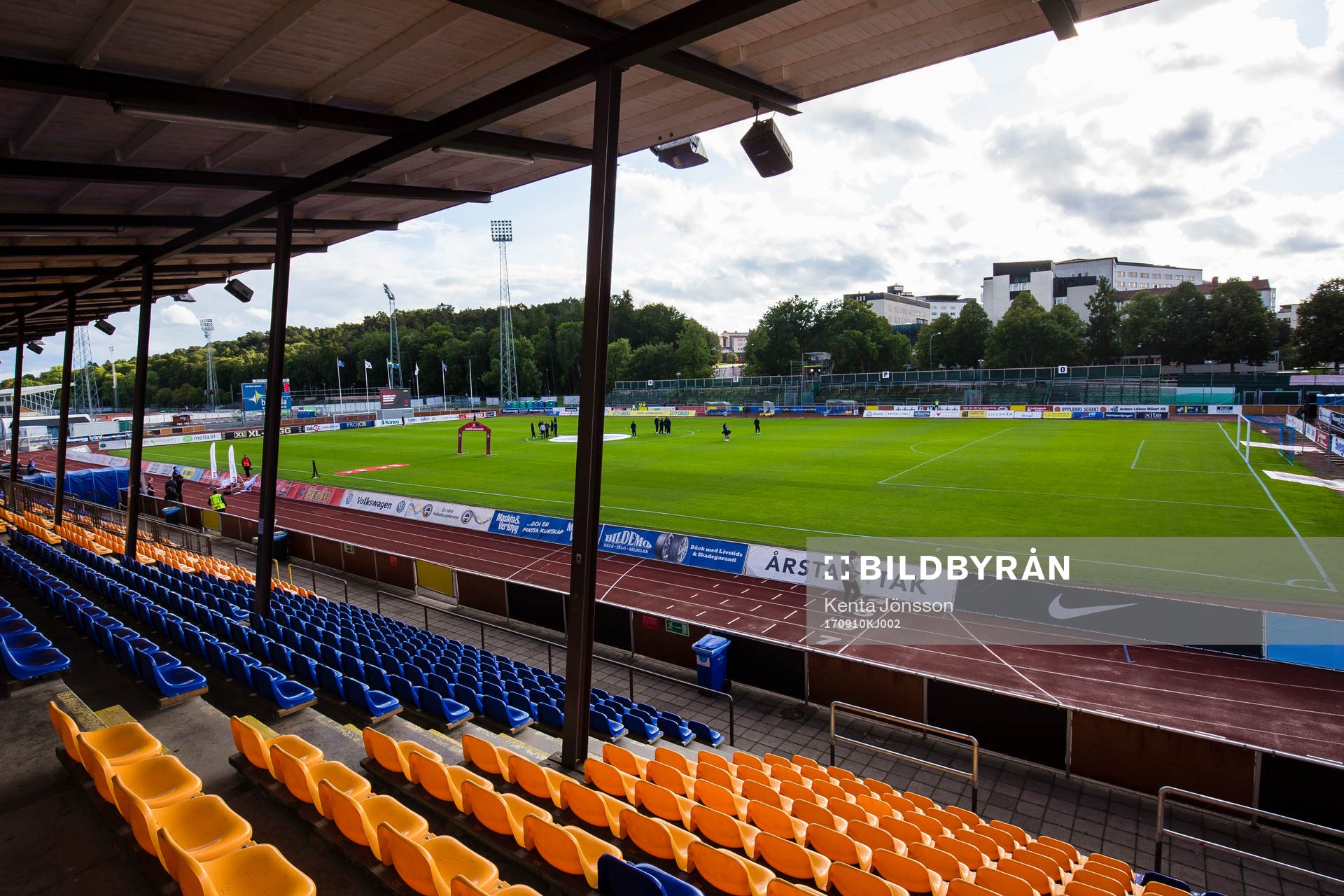 Studenternas IP innan fotbollsmatchen i Allsvenskan mellan