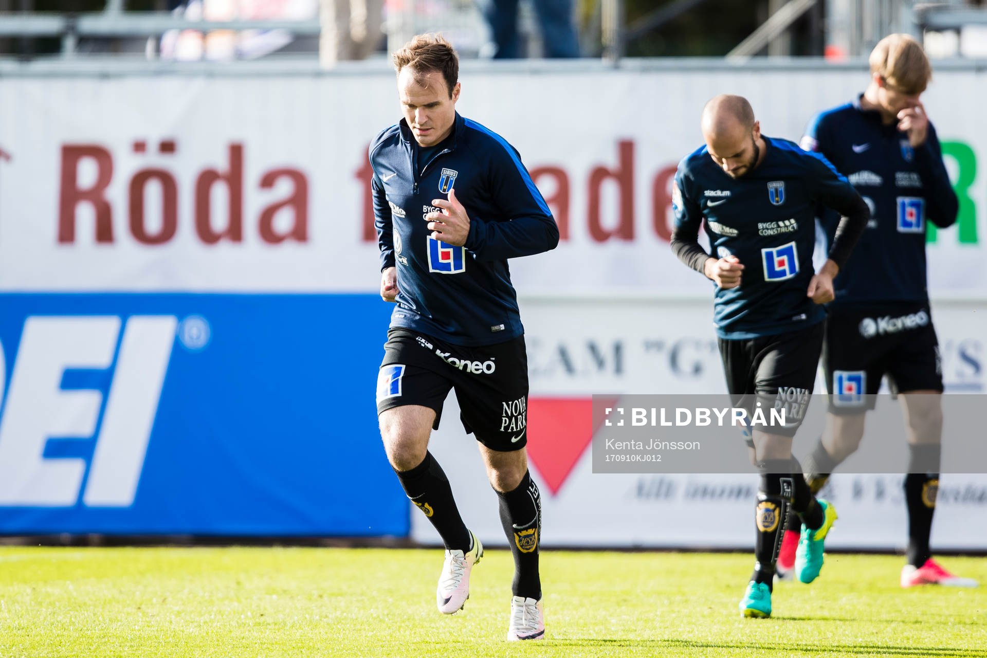 Sirius Niklas Busch Thor innan fotbollsmatchen i