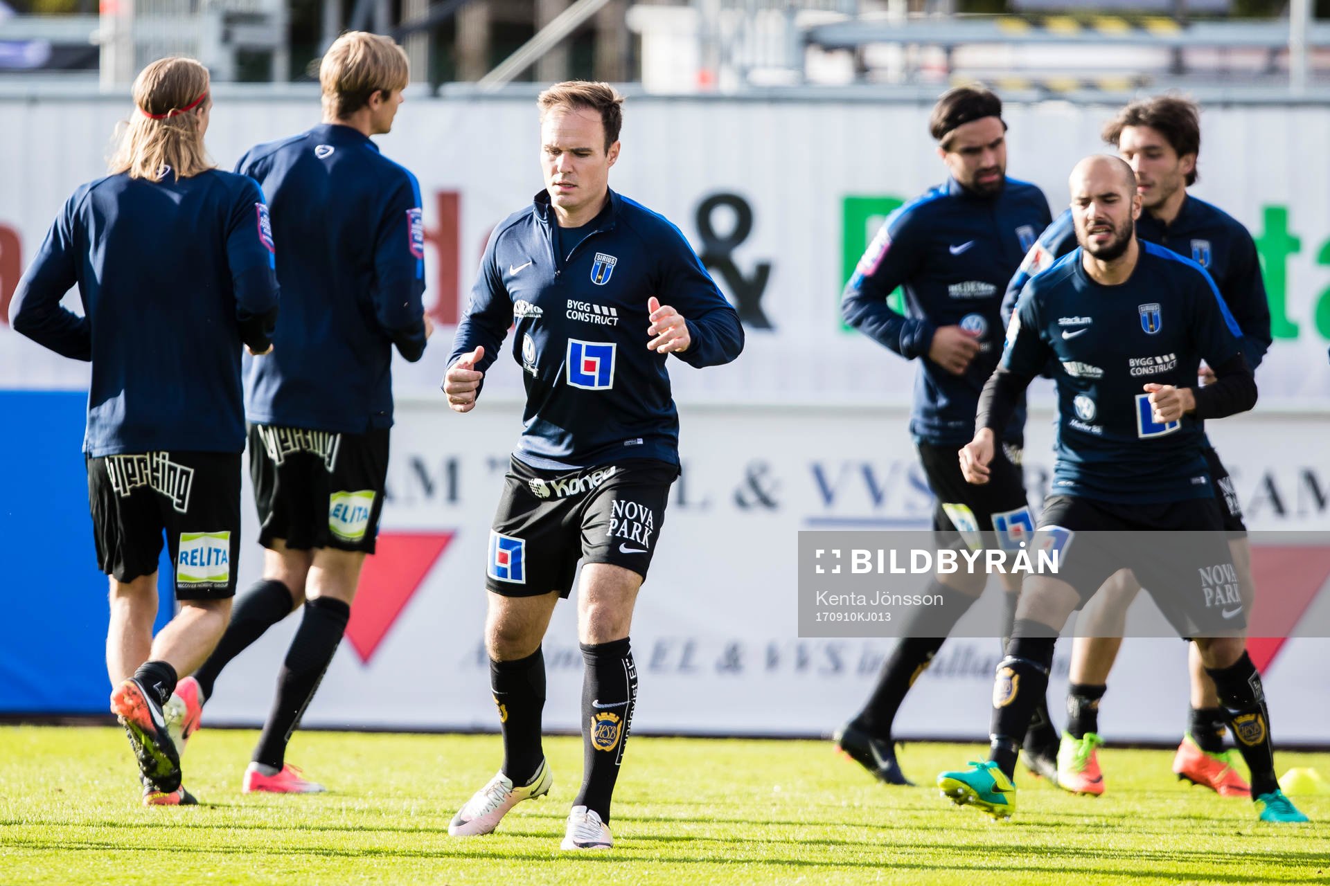 Sirius Niklas Busch Thor innan fotbollsmatchen i