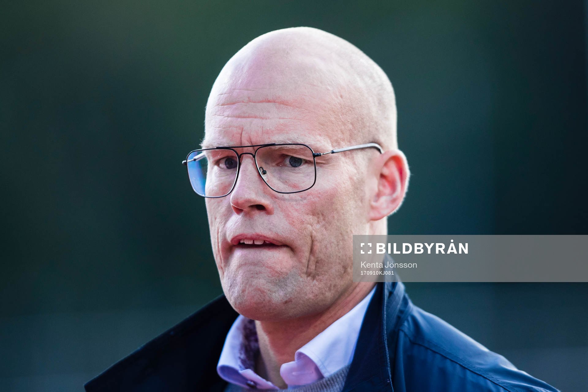 Sundsvalls tränare Joel Cedergren innan fotbollsmatchen i