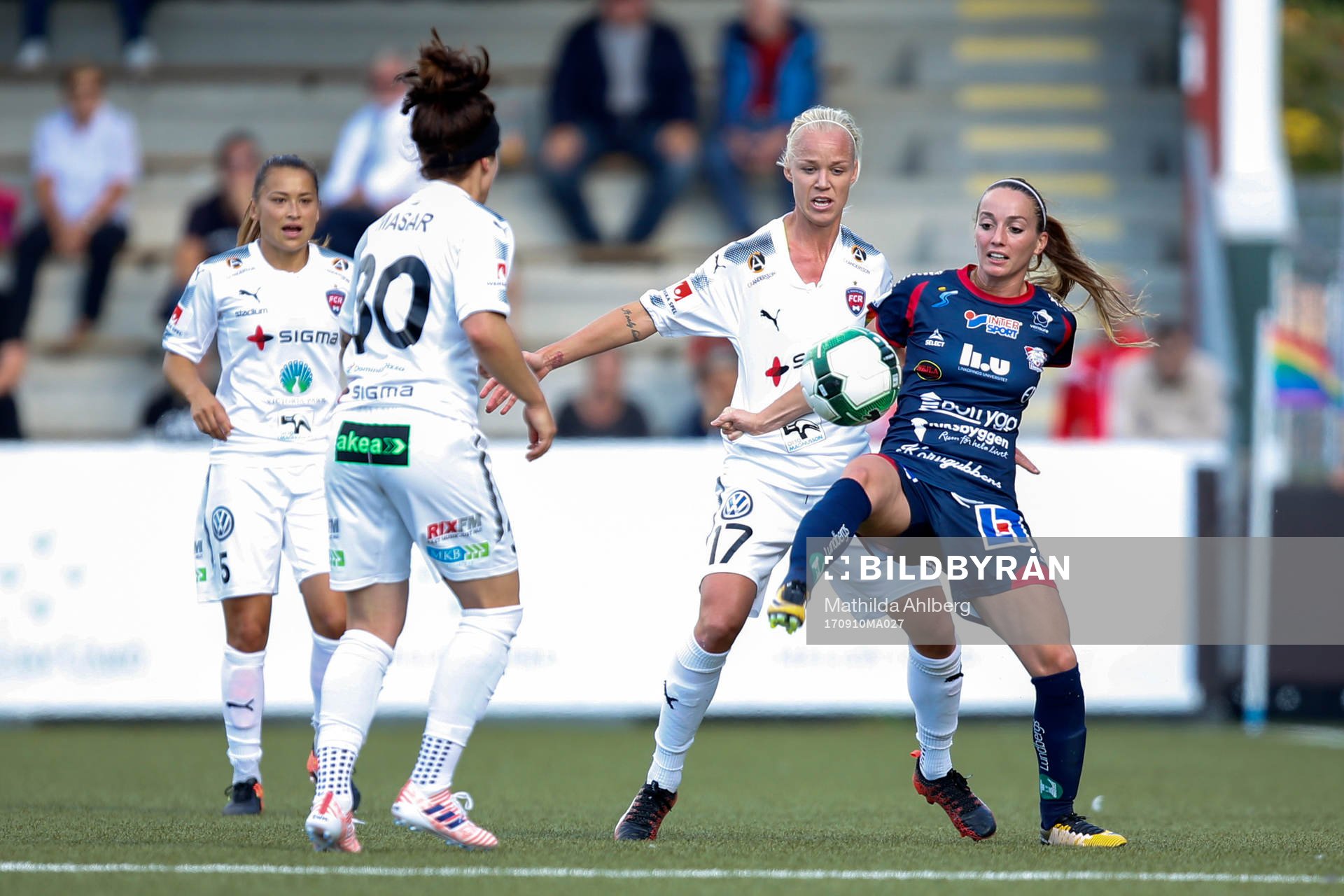 Rosengårds Caroline Seger och Linköpings Kosovare Asllani