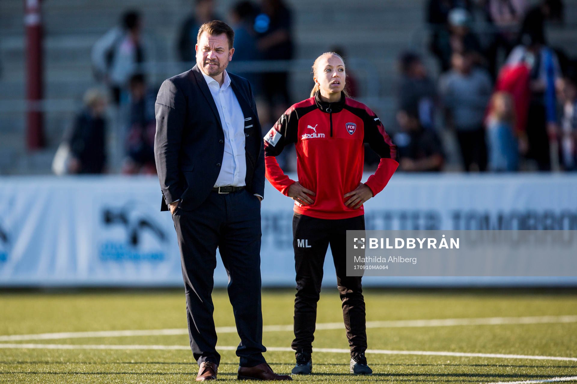 Rosengårds tränare Jack Majgaard Jensen och fystränare