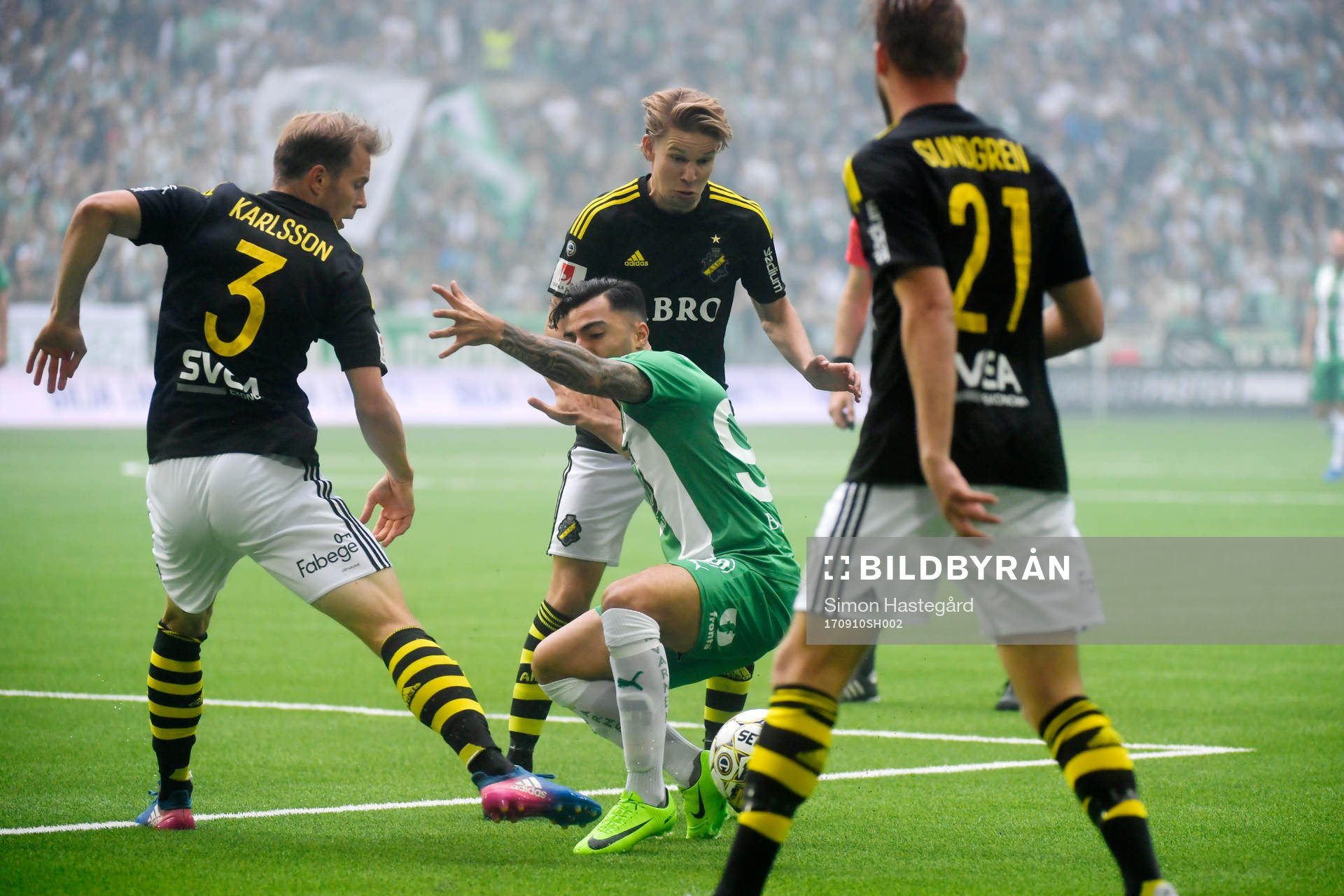 s Per Karlsson, Daniel Sundgren och Johan Blomberg