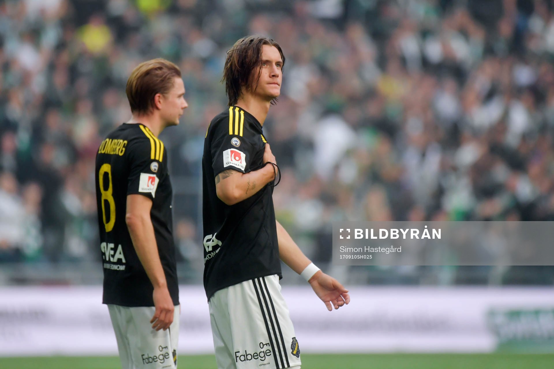 s Johan Blomberg och Kristoffer Olsson deppar  och tackar