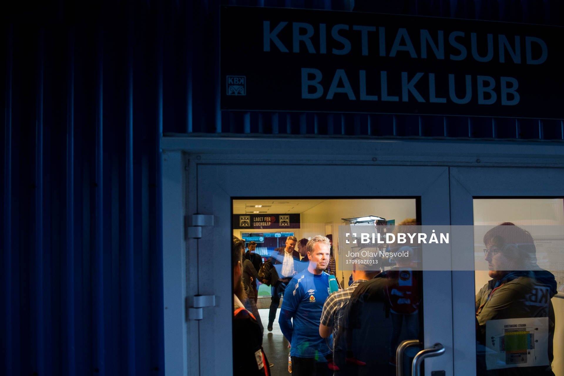 Christian Michelsen, head coach of Kristiansund, speaks