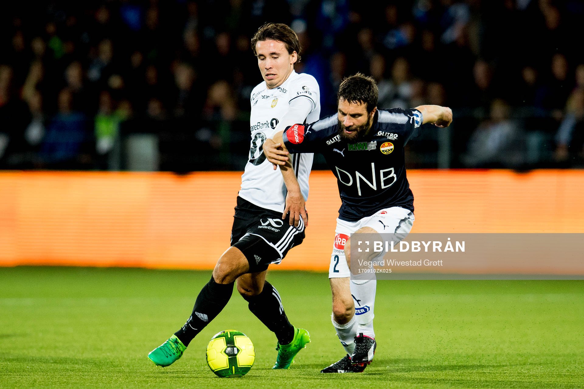 Anders Trondsen of Rosenborg and Mounir Hamoud of