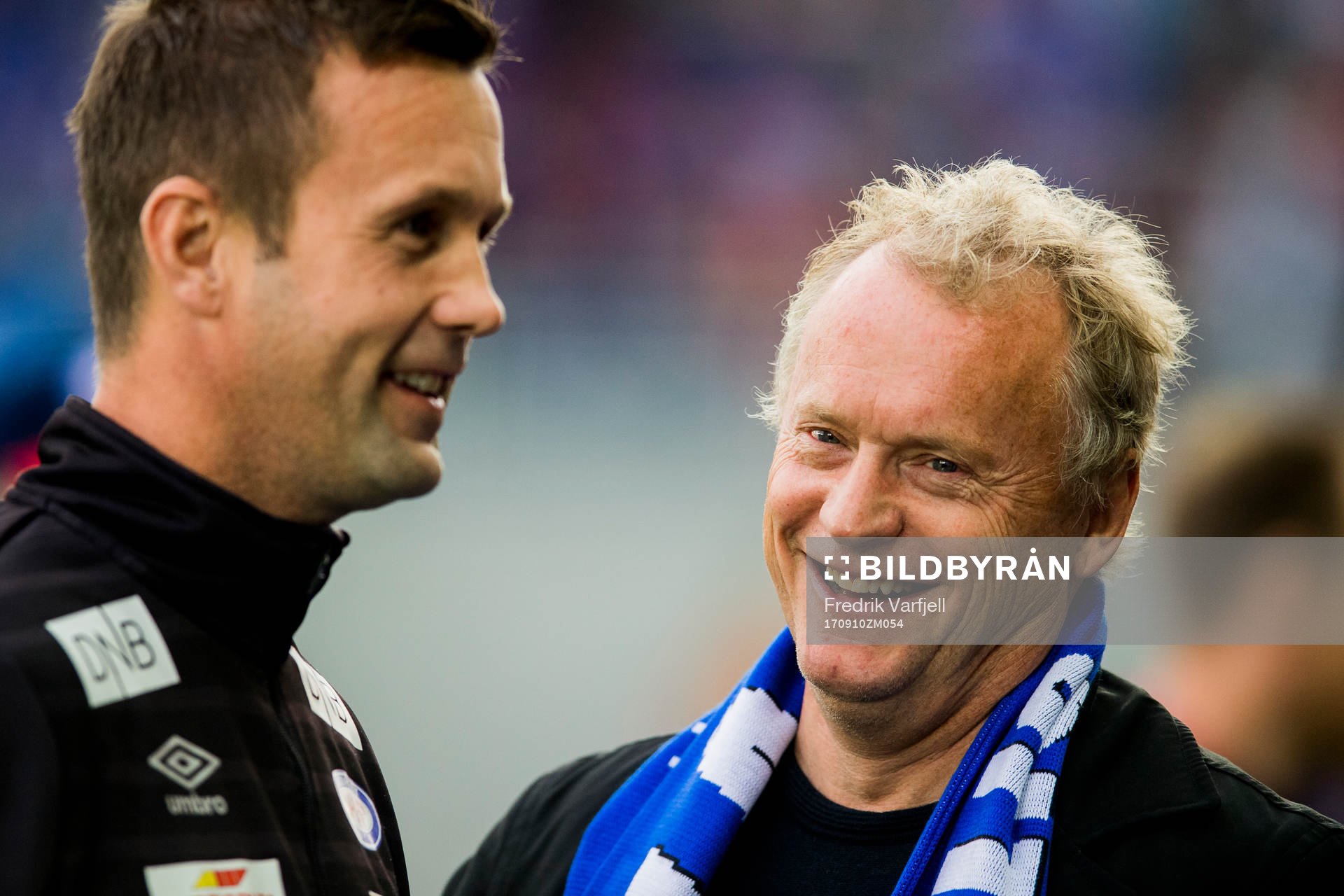 Ronny Deila, head coach, of Vålerenga and Raymond Johansen