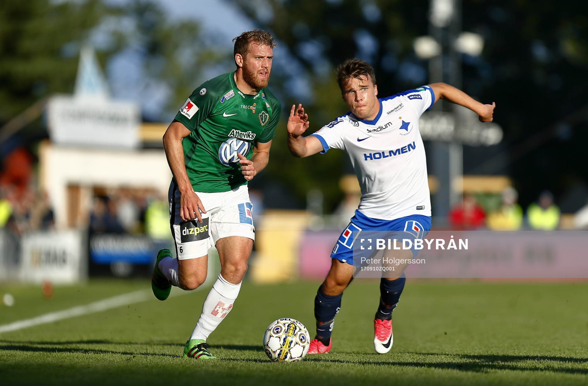 Jönköpings Stefan Karlsson och Norrköpings Simon Skrabb