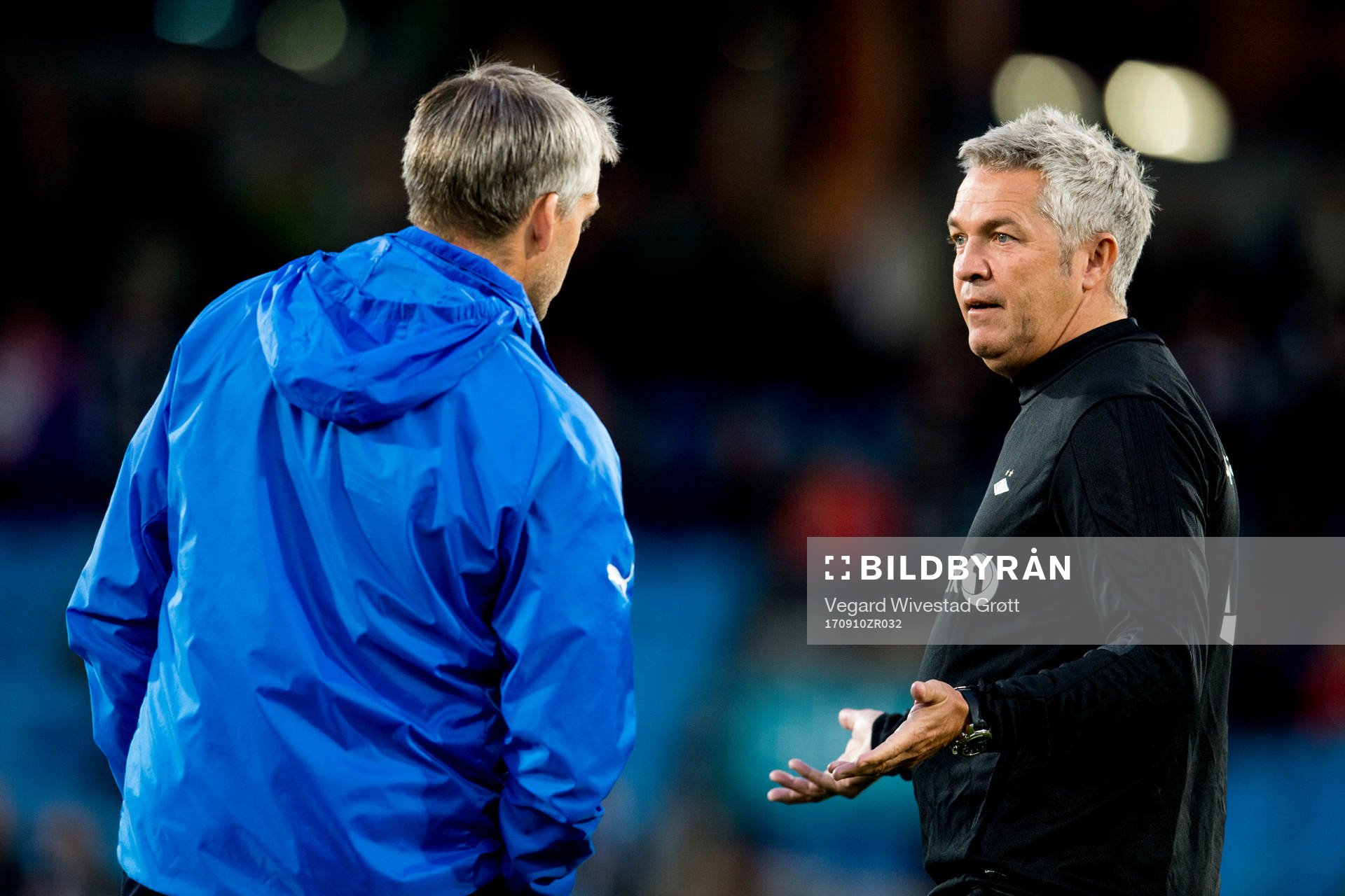 Kåre Ingebrigtsen, head coach of Rosenborg, and Tor Ole