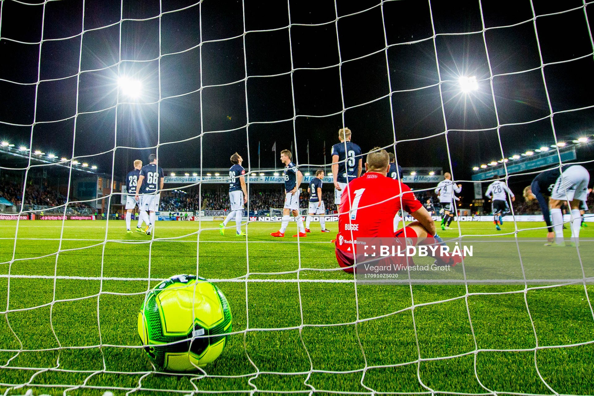 Goalkeeper Espen Bugge Pettersen of Strømsgodset looks