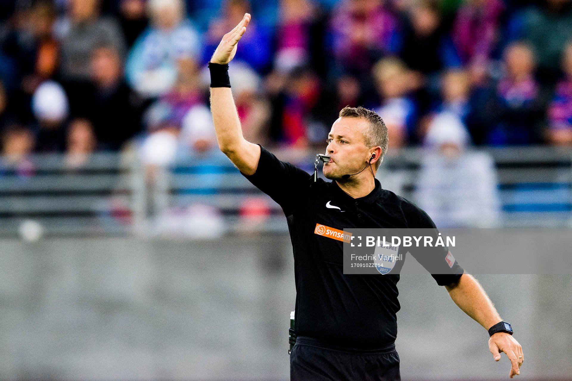 The referee Svein Oddvar Moen