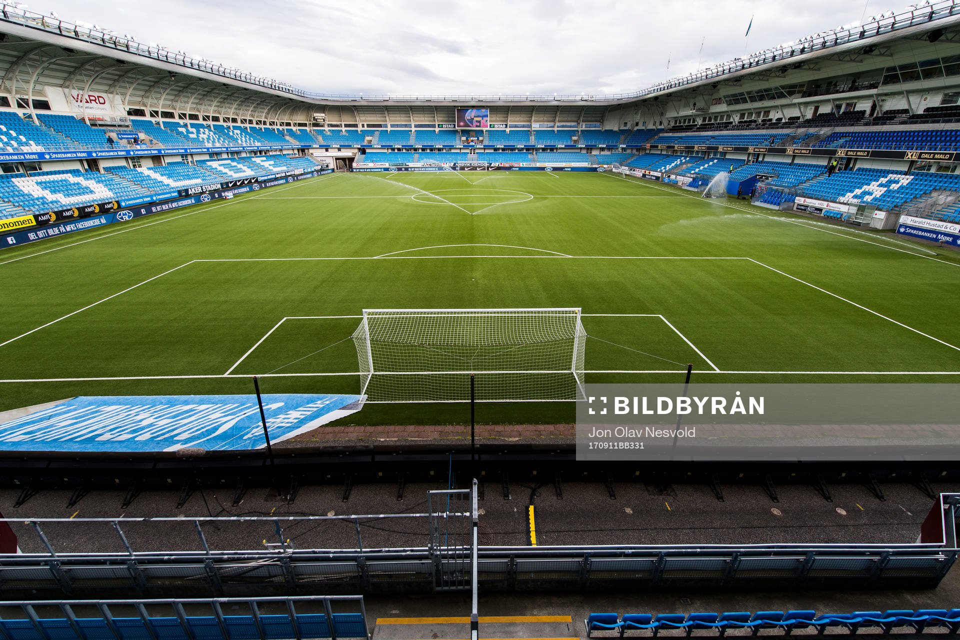 General interior view of Aker stadion