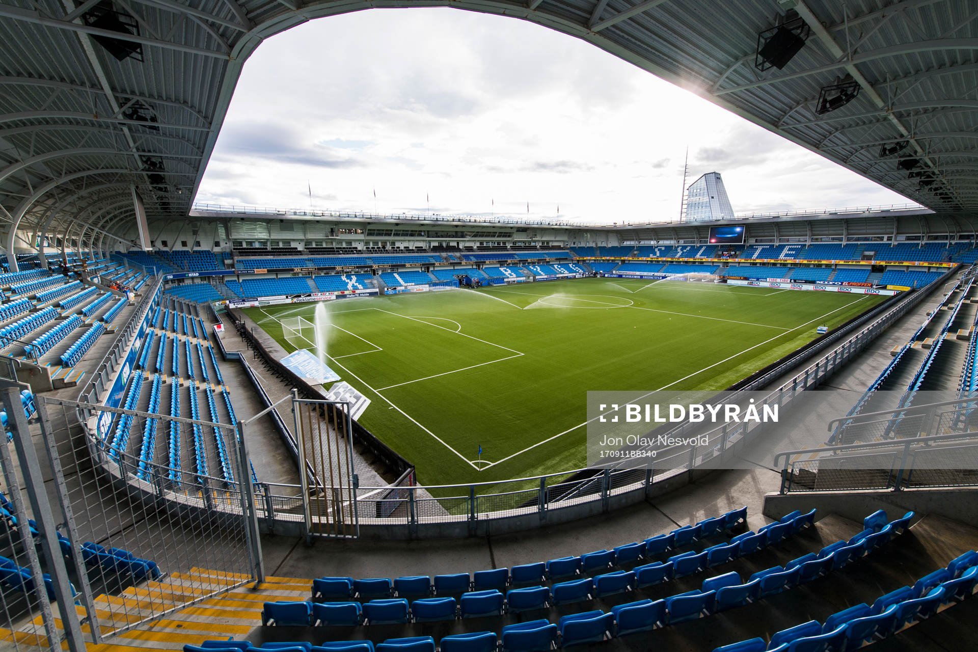 General interior view of Aker stadion