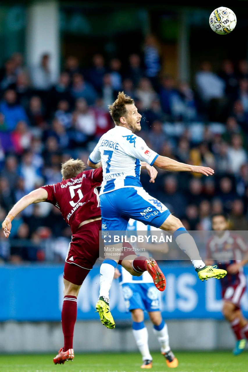 IFK Göteborgs Tobias Hysén och Djurgårdens Niklas