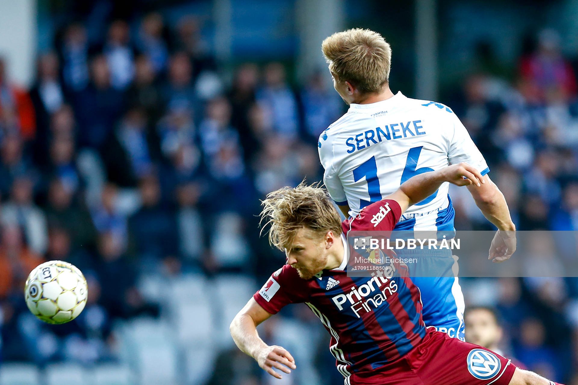 Djurgårdens Jacob Une Larsson och IFK Göteborgs Mikael
