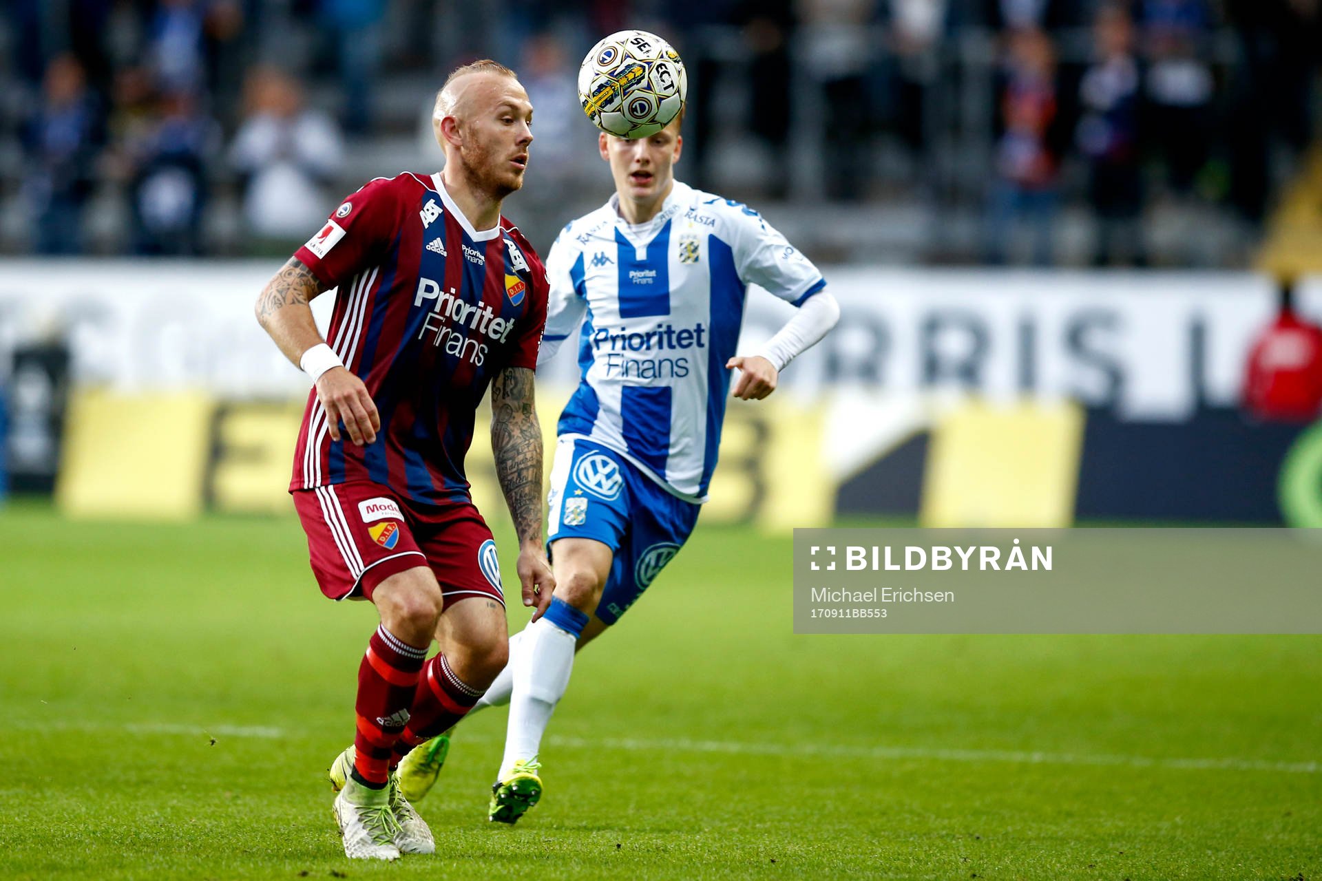 Djurgårdens Magnus Eriksson och IFK Göteborgs Billy