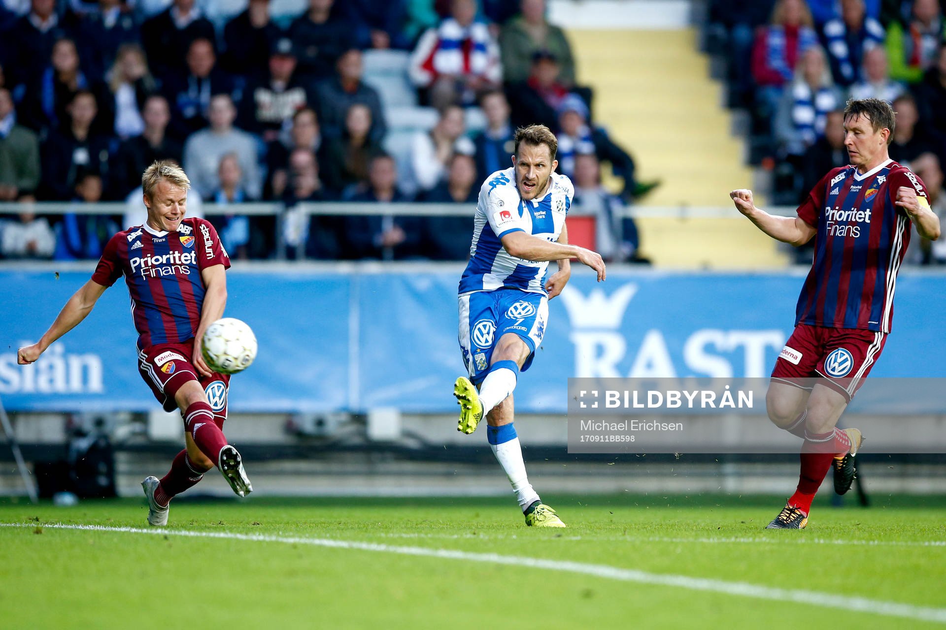 IFK Göteborgs Tobias Hysén och Djurgårdens Elliot Käck