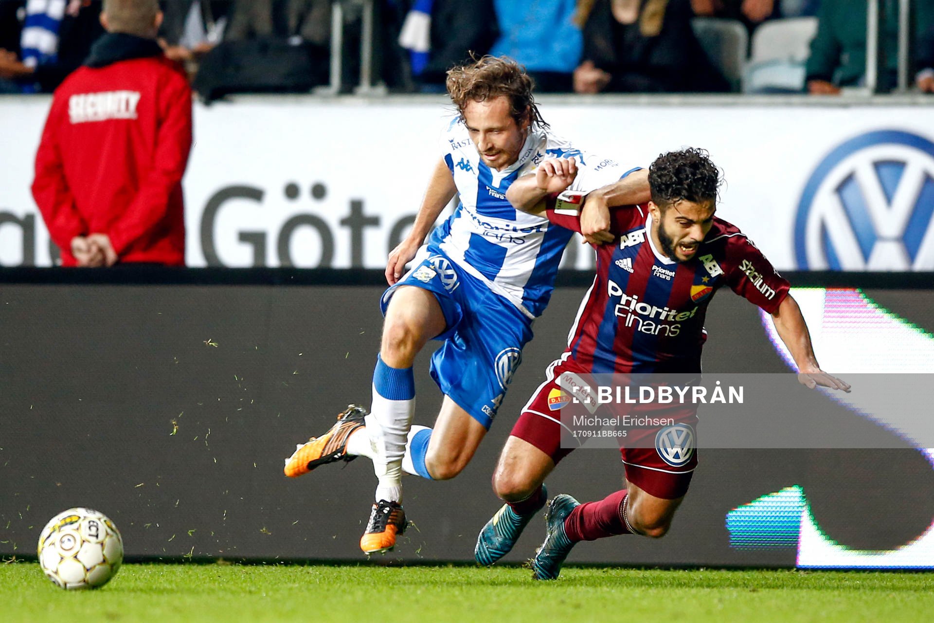 IFK Göteborgs Mikkel Diskerud och Djurgårdens Othman El
