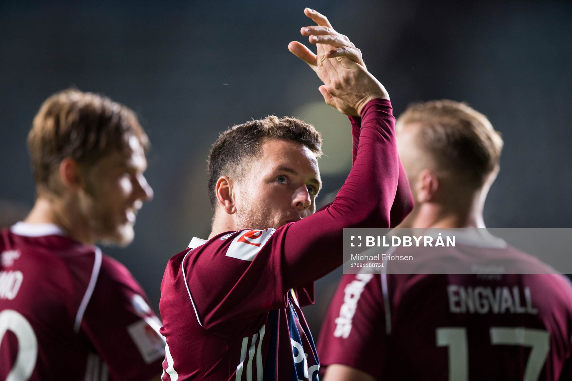 Djurgårdens Kerim Mrabti jublar