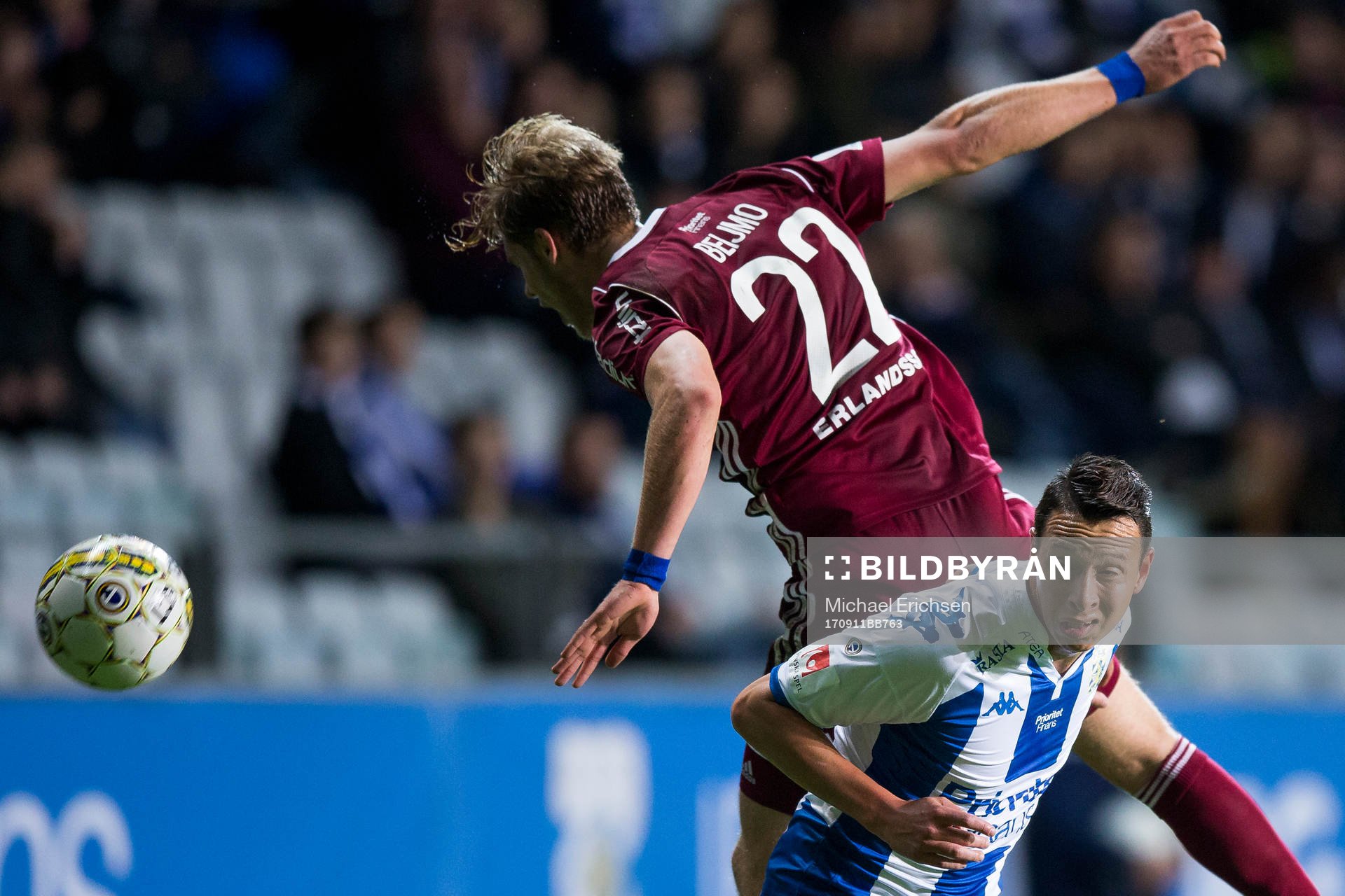 Djurgårdens Felix Beijmo och IFK Göteborgs Martin