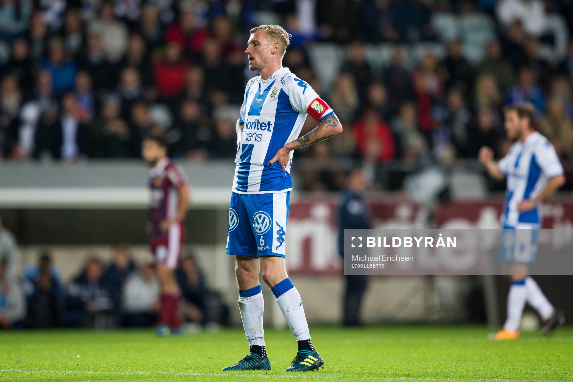 IFK Göteborgs Sebastian Eriksson deppar