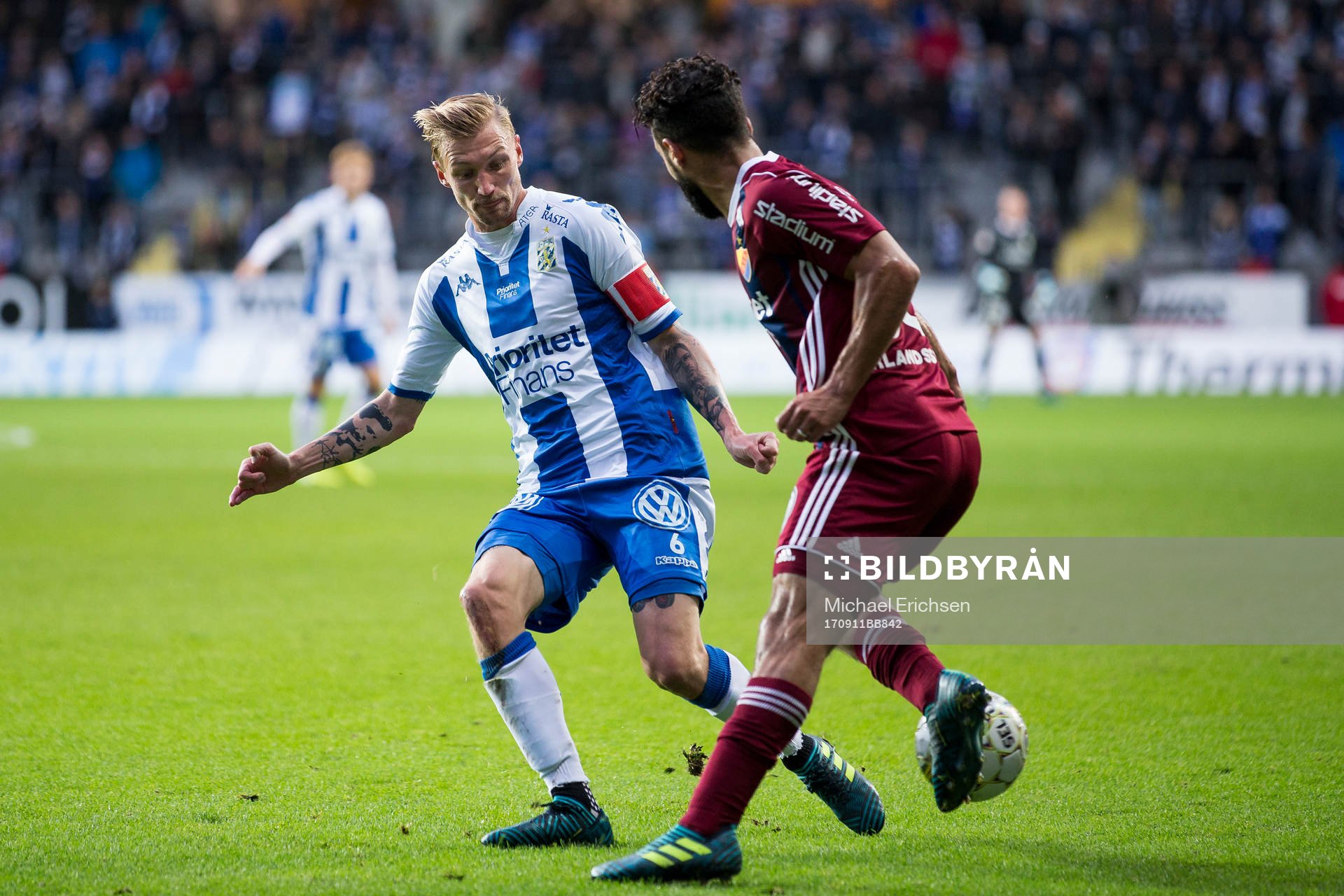 IFK Göteborgs Sebastian Eriksson mot Djurgårdens Othman
