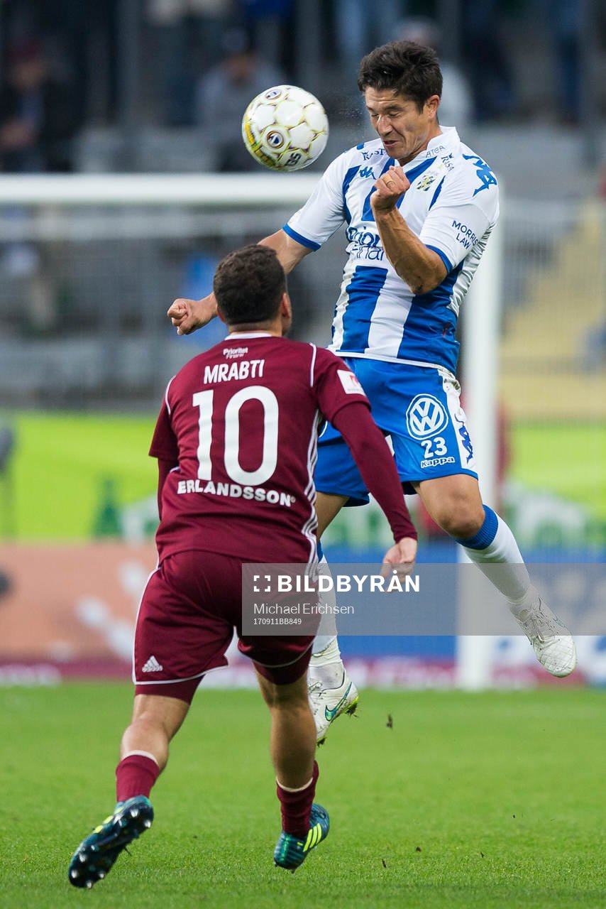 IFK Göteborgs David Boo Wiklander mot Djurgårdens Kerim