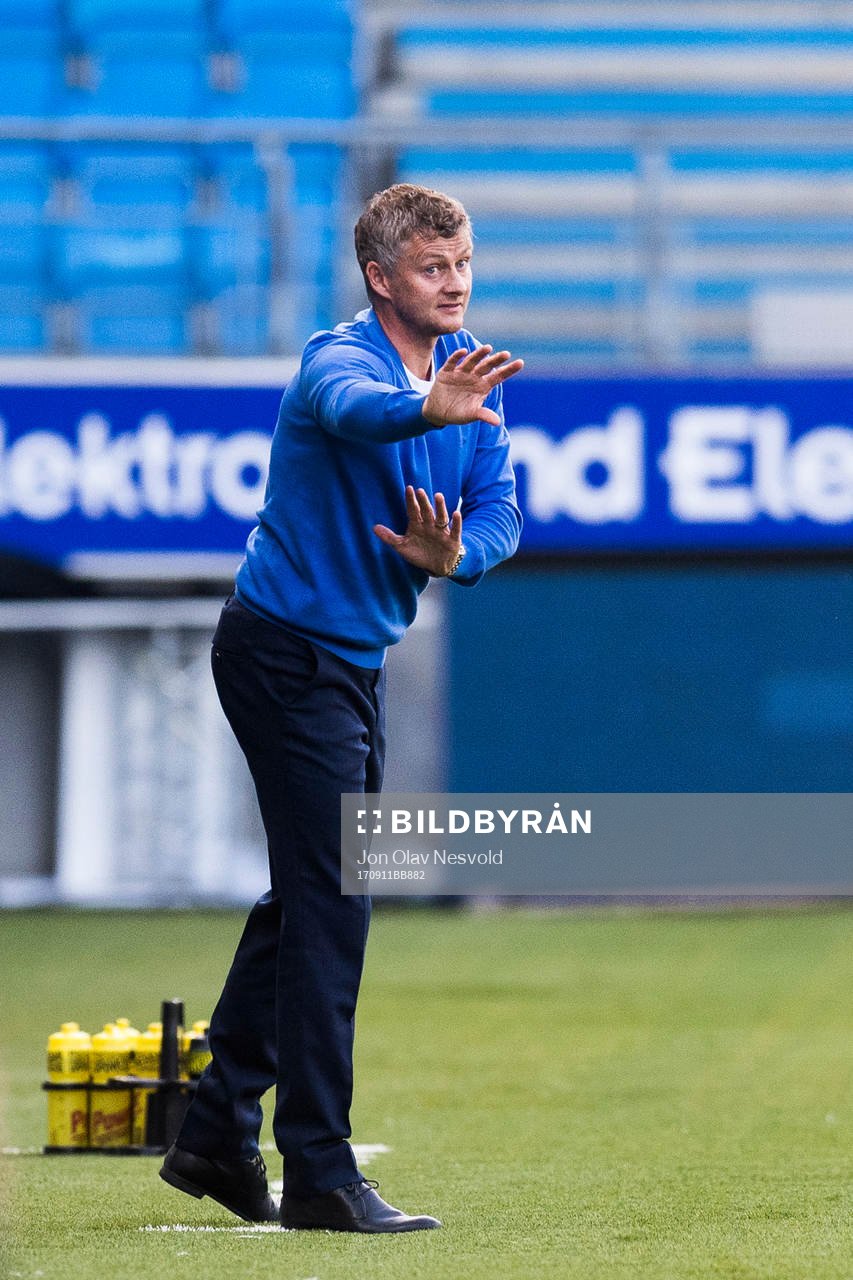 Ole Gunnar Solskjær, manager of Molde