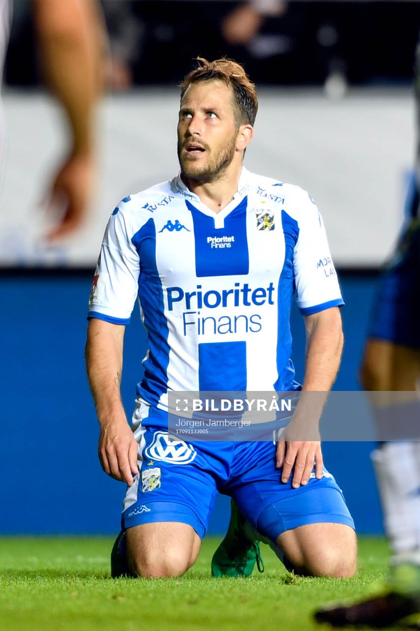 IFK Göteborgs Tobias Hysén deppar