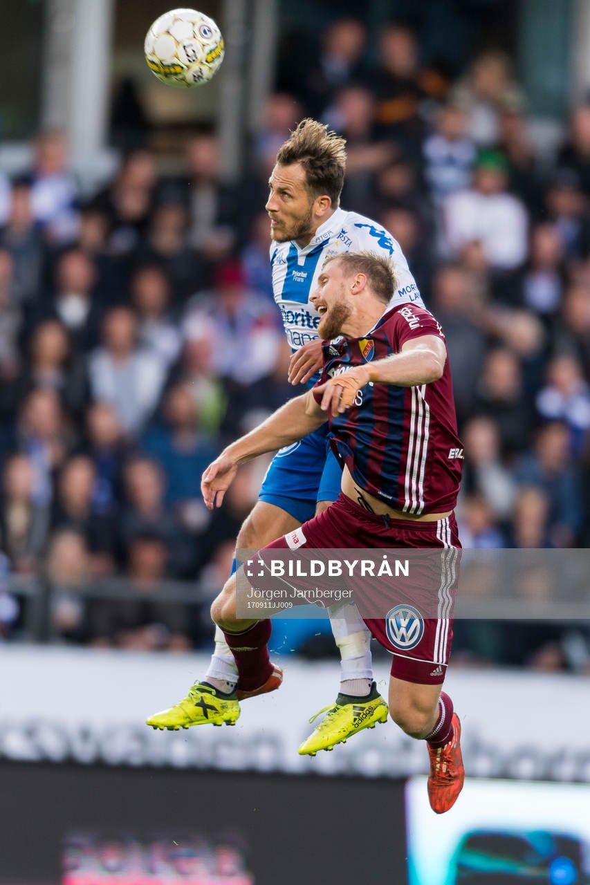 IFK Göteborgs Tobias Hysén och Djurgårdens Niklas
