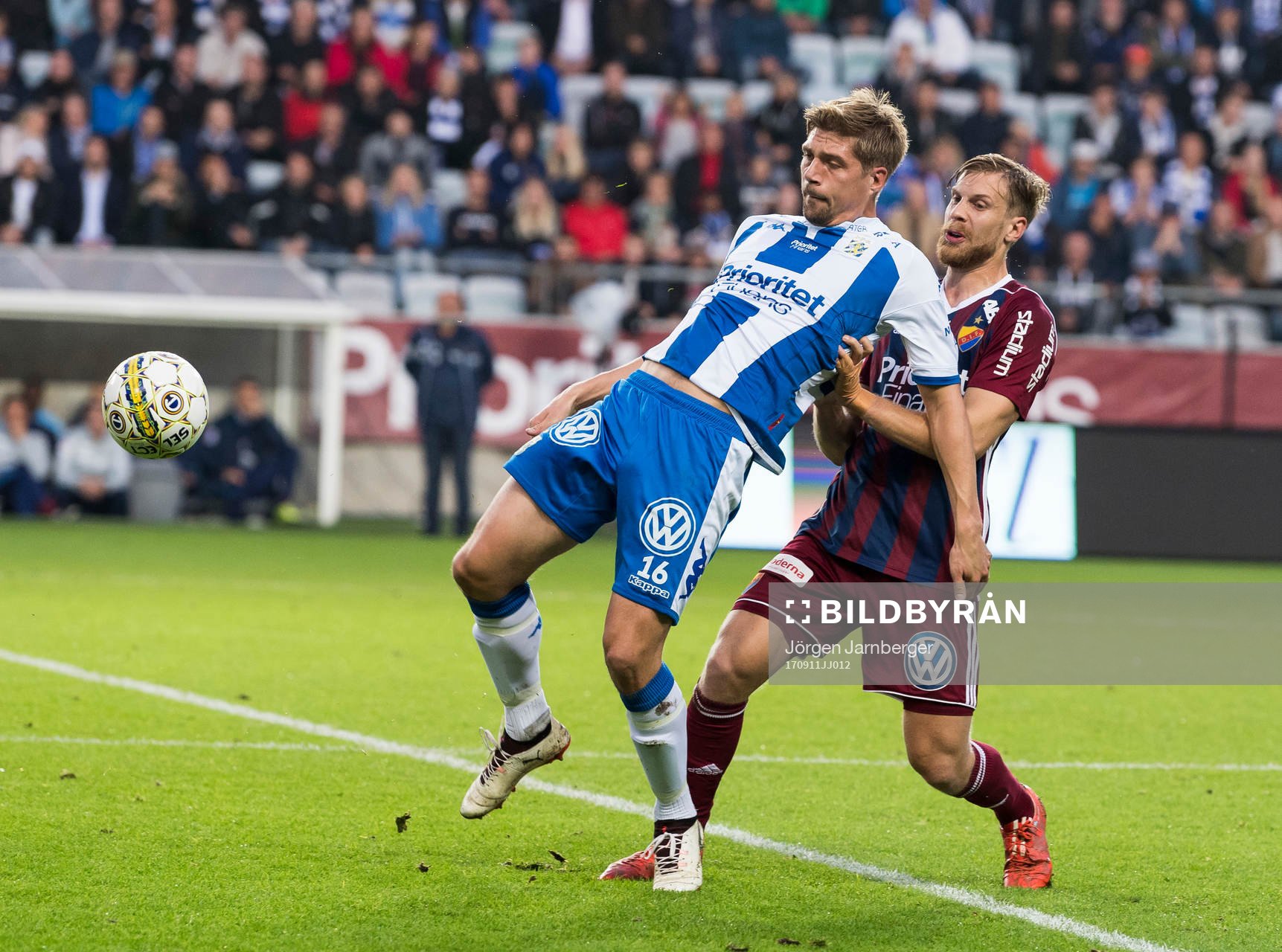 IFK Göteborgs Mikael Boman och Djurgårdens Magnus Eriksson