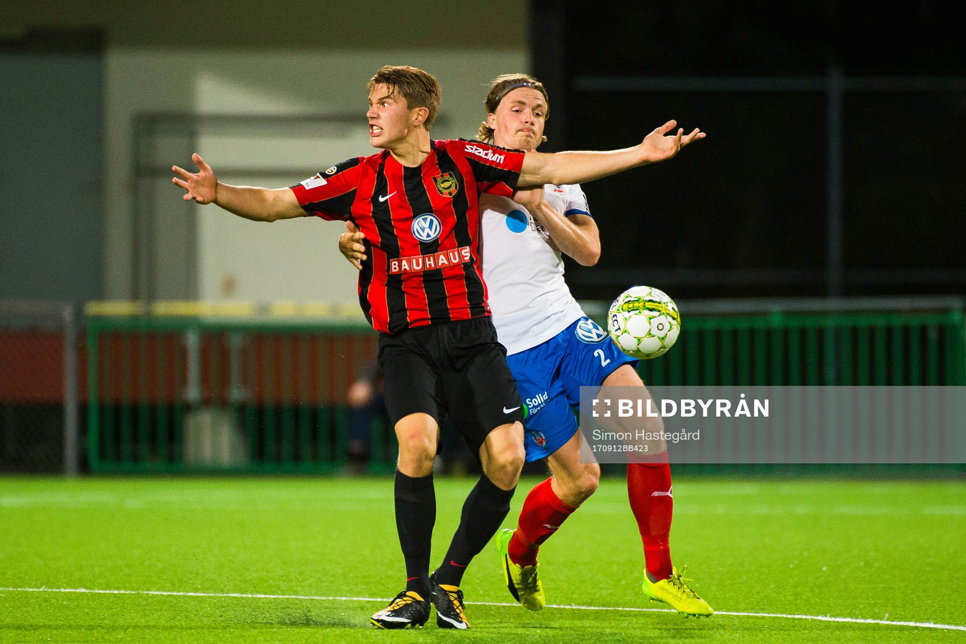 Brommapojkarnas Viktor Gyökeres och Helsingborgs Carl