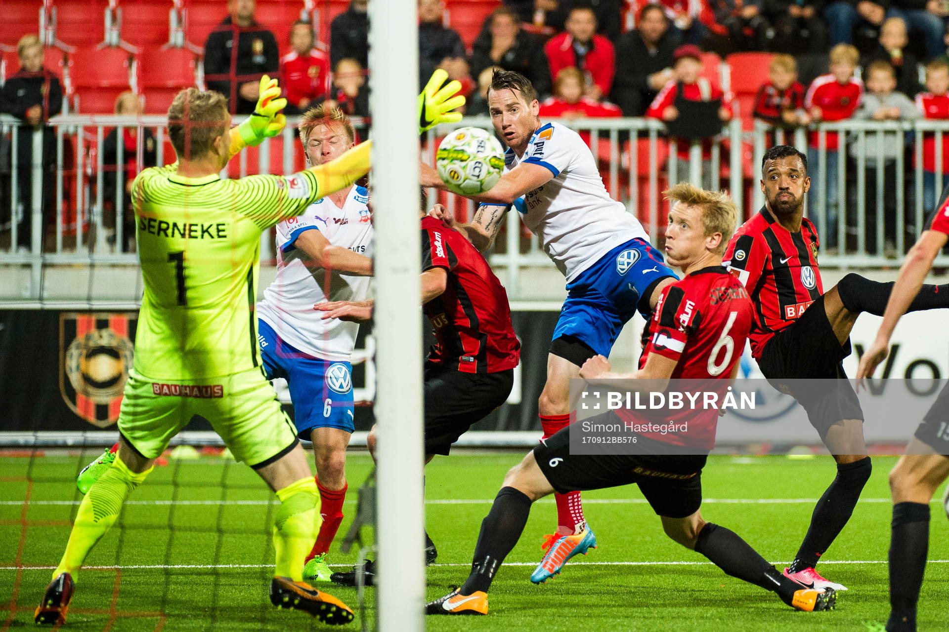 Helsingborgs Johan Persson gör 1-1