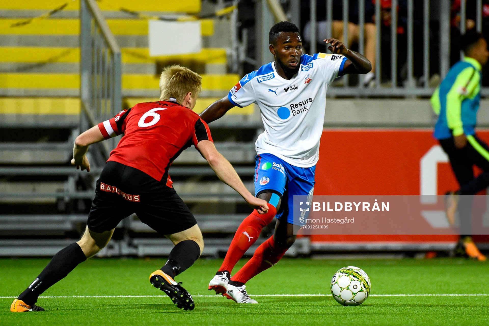 Helsingborgs Lumala Abdu  och Brommapojkarnas Gustav