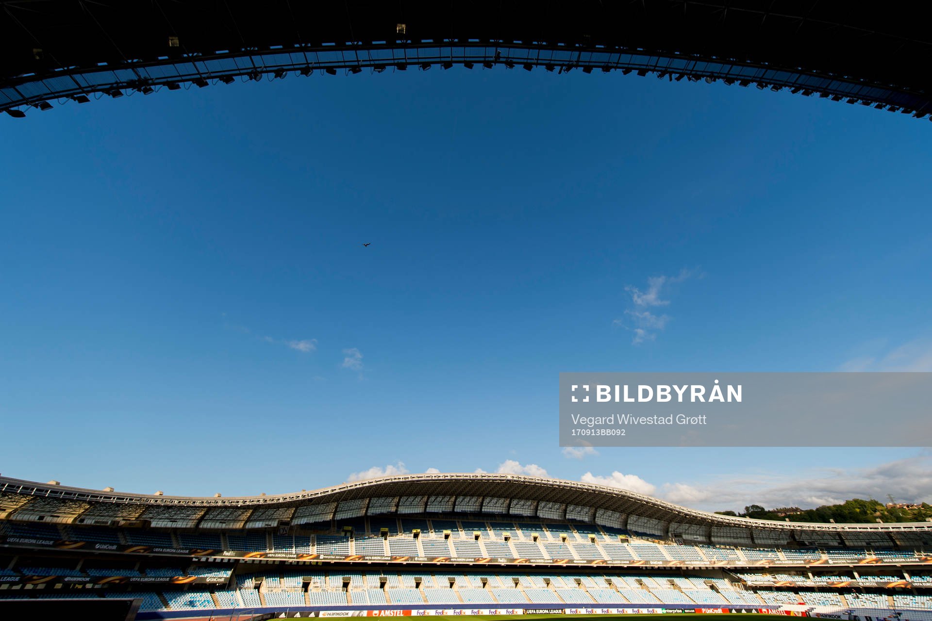 General view of Anoeta Stadium