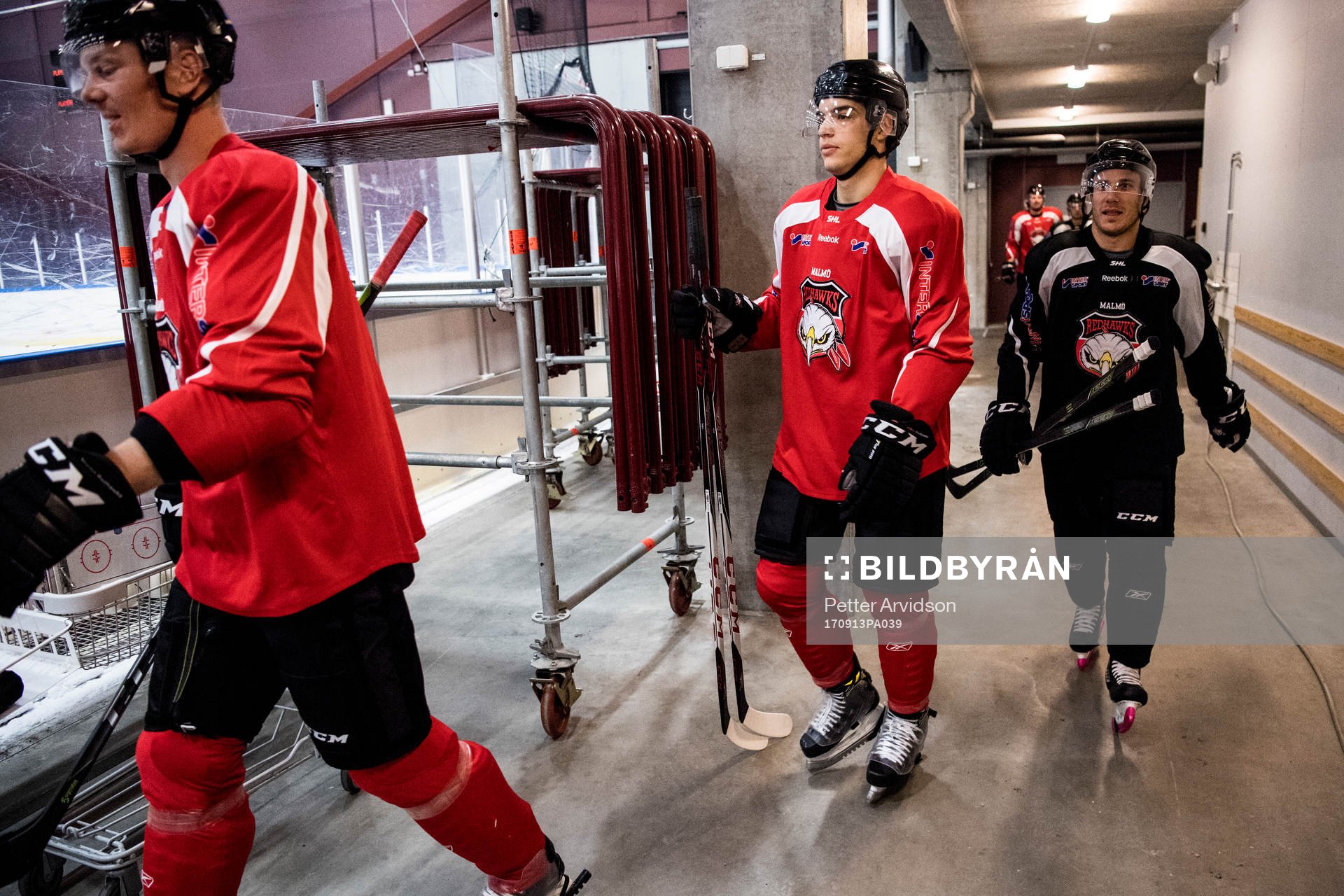 Lars Bryggman, Lukas Haudum och Andy Miele