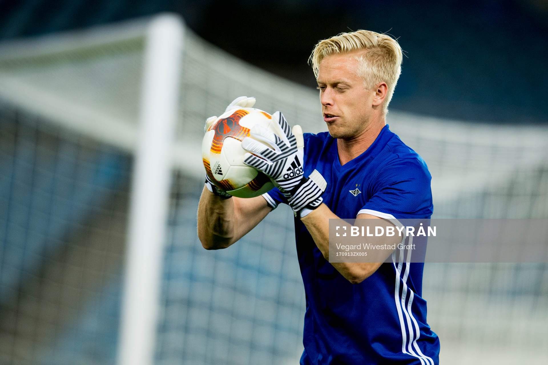 Goalkeeper Arild Østbø of Rosenborg