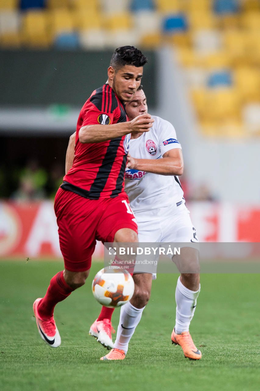 Östersunds Hosam Aiesh och Zoryas Artem Sukhotskiy