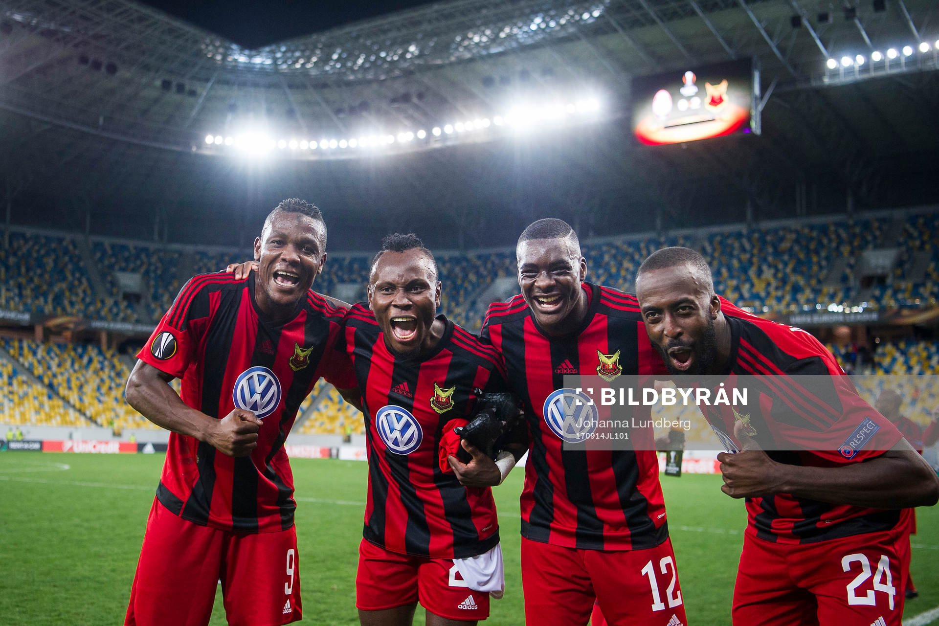 Östersunds Salisu Abdullahi Gero, Samuel Mensiro, Ken Sema
