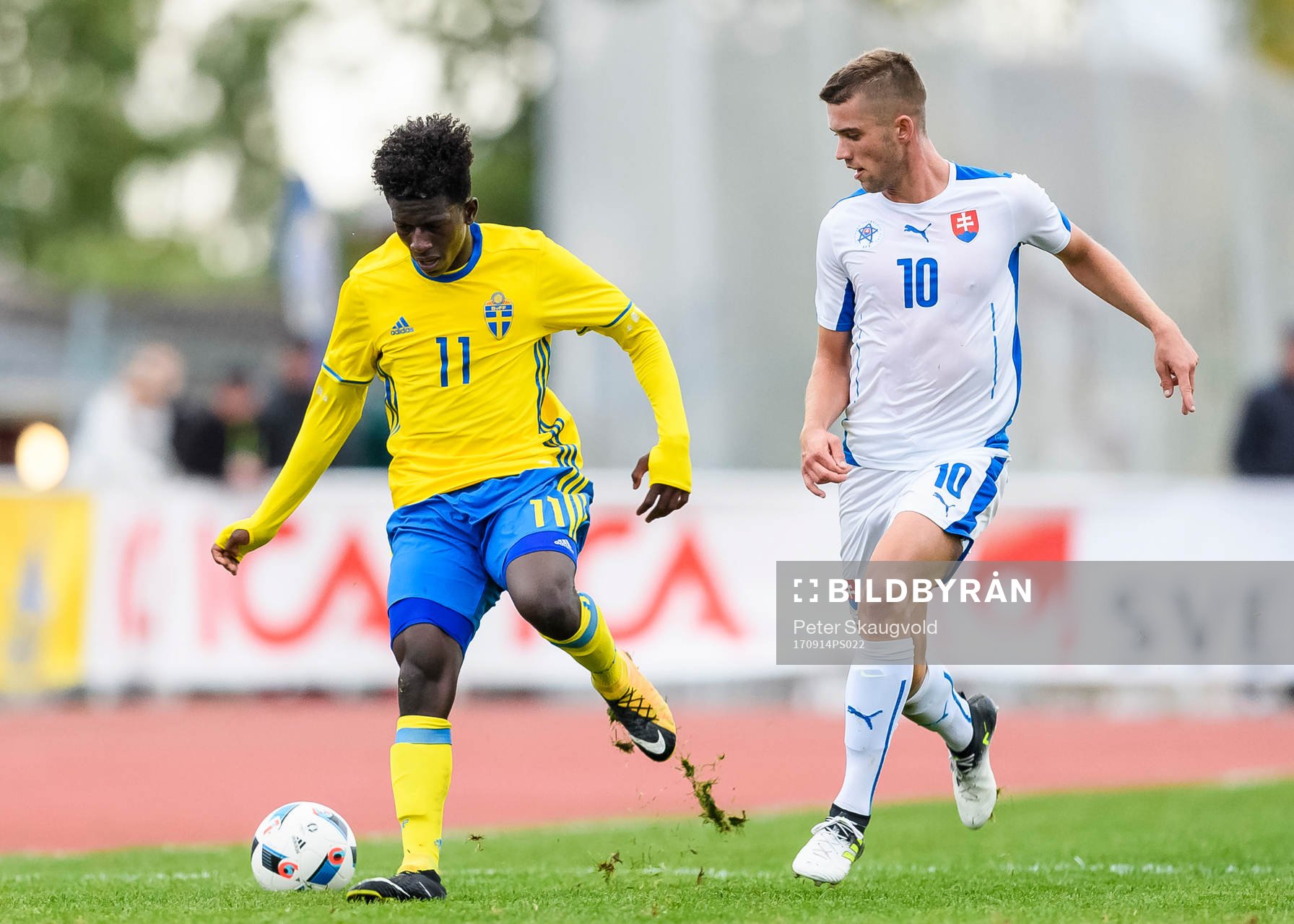 Sveriges Jack Lahne och Slovakiens Denis Giesser