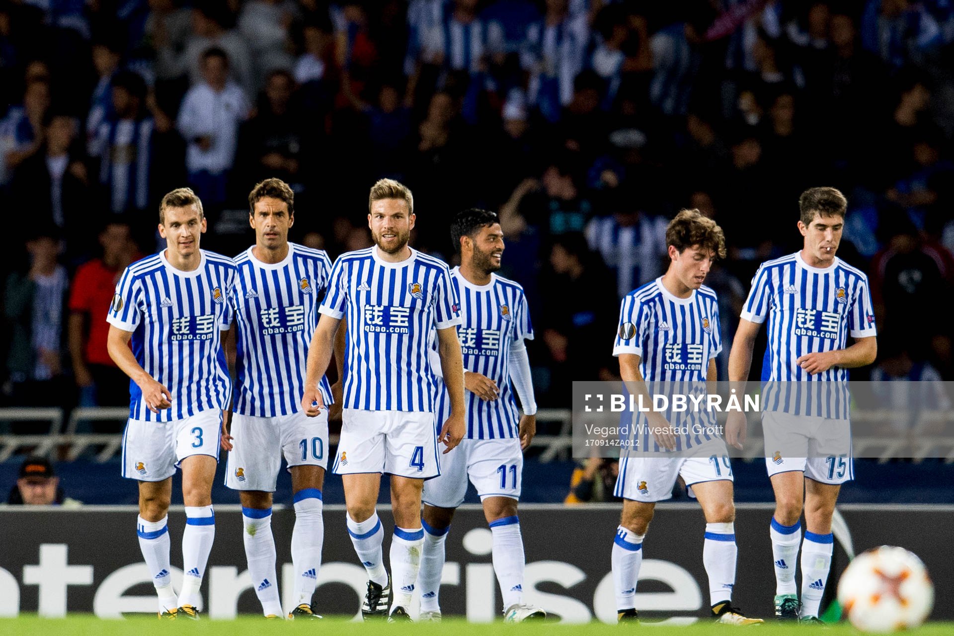 Diego Llorente, Xavier Prieto, Asier Illarramendi, Carlos