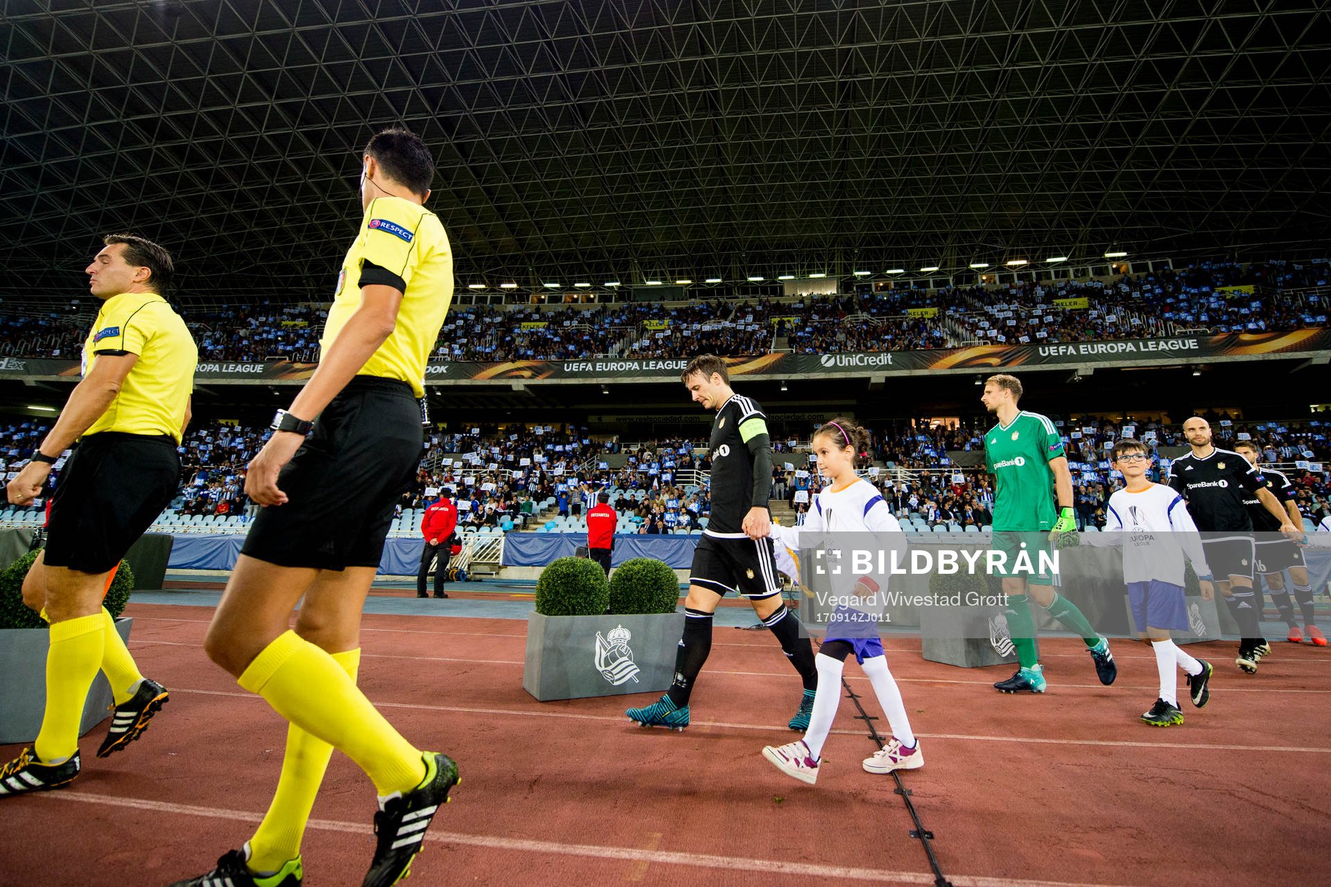 Mike Jensenahead of the UEFA Europa League match between