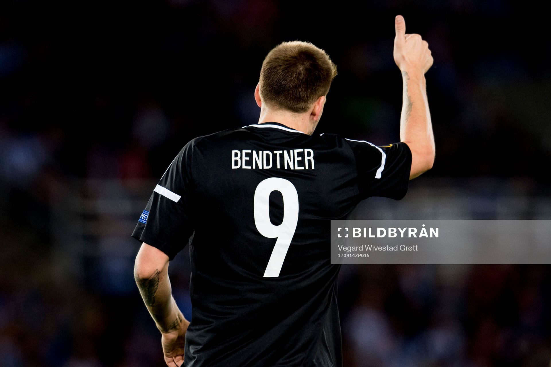 Nicklas Bendtner of Rosenborg