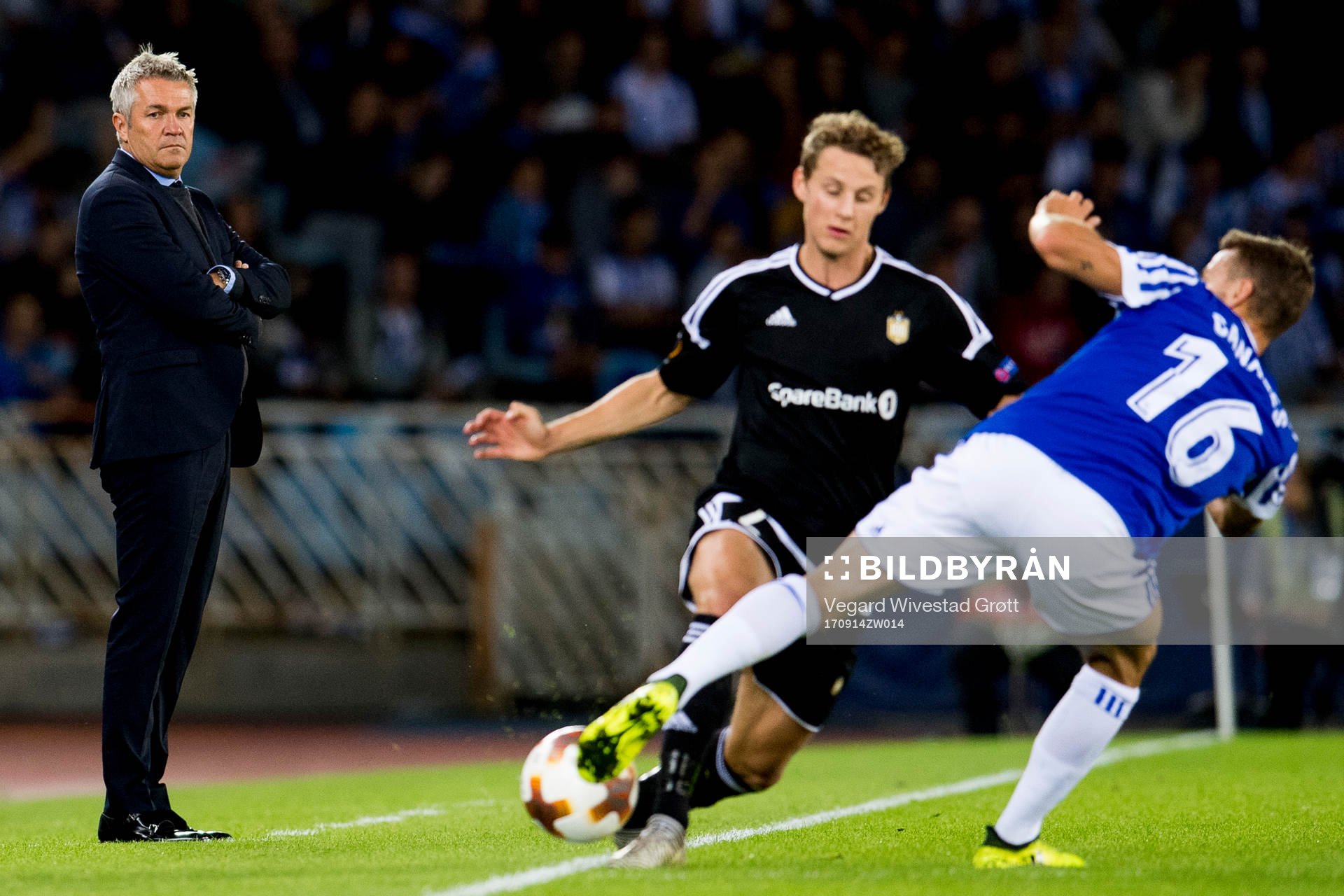 Kåre Ingebrigtsen, head coach of Rosenborg, looks