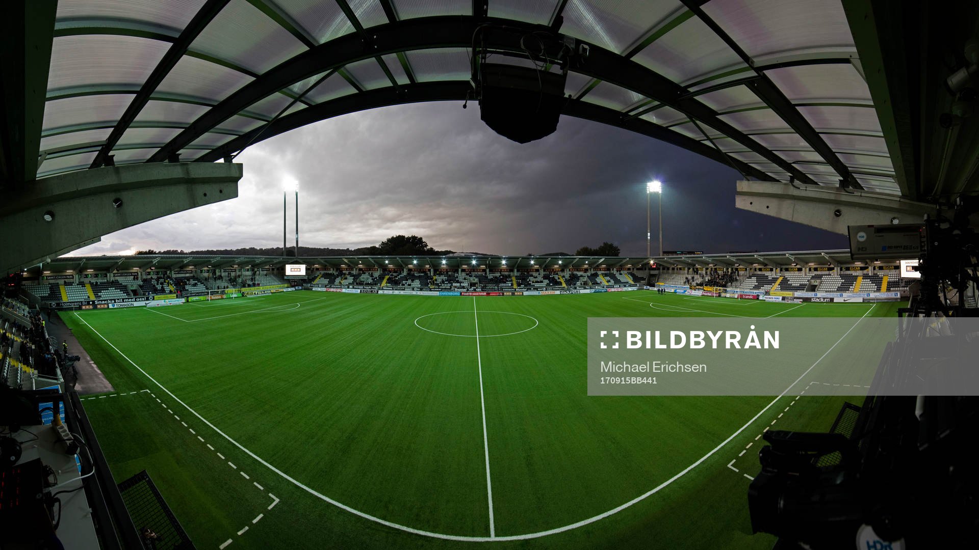 Vy över Bravida Arena
