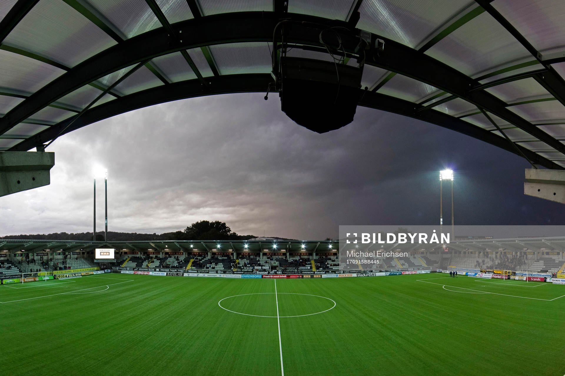Vy över Bravida Arena