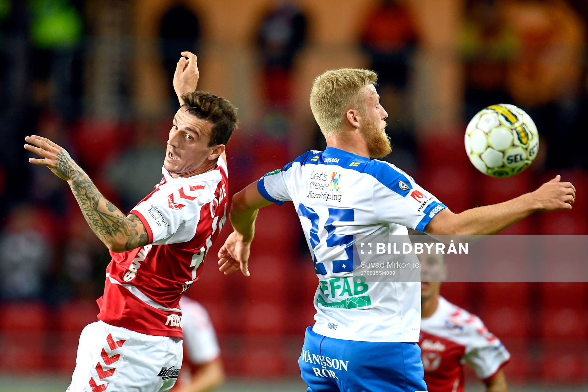 Kalmars Erton Fejzullahu och Norrköpings Filip Dagerstål