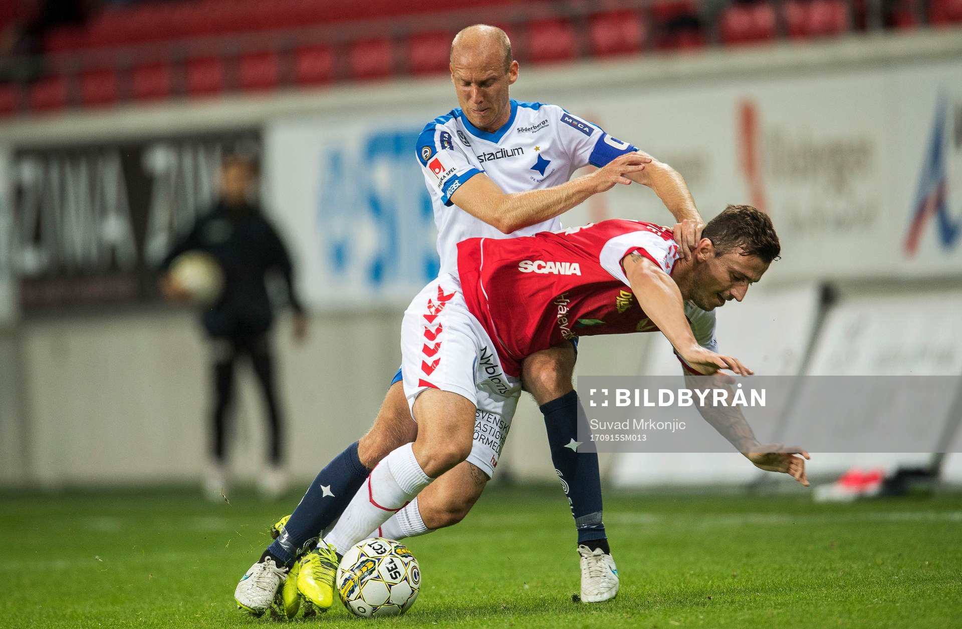 Kalmars Erton Fejzullahu och Norrköpings Andreas Johansson