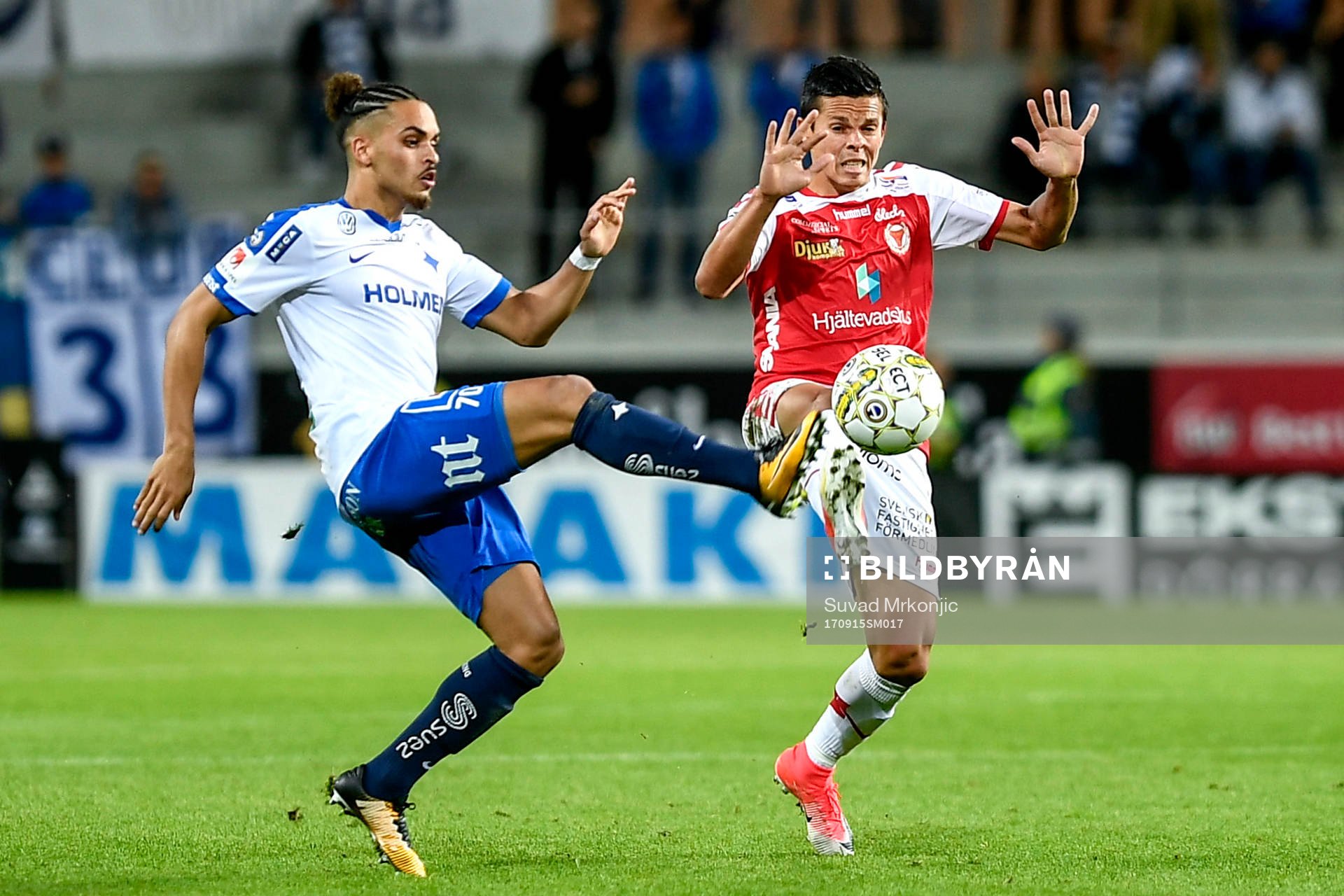 Norrköpings Alexander Jacobsen och Kalmars Romário